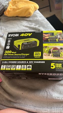 Ryobi 40v 300 watt power source/charger