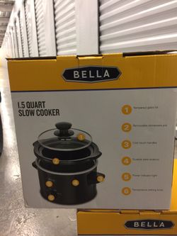 Bella 1.5 quarts slow cooker brandnew “what’s your offer?”