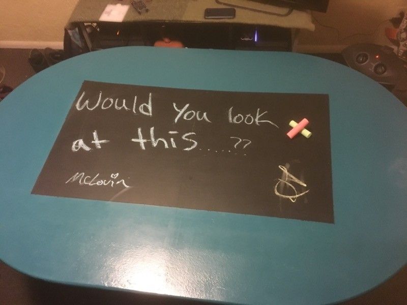 Chalkboard Table! $50 obo