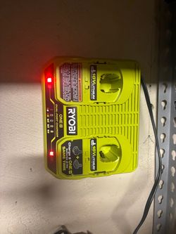 Ryobi 18v dual port charger