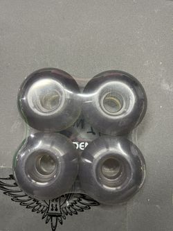 Skateboard Wheels 53mm Black Set Of 4