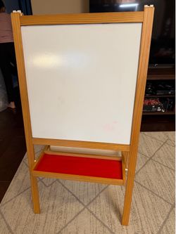 Ikea kids drawing white/black board