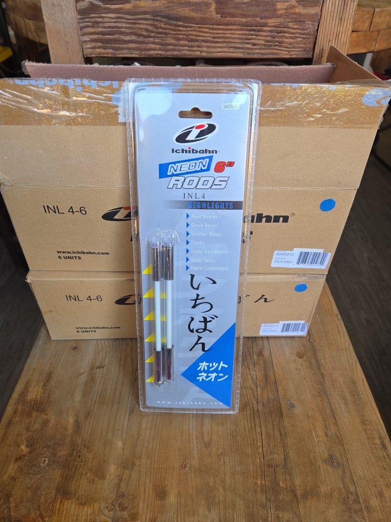 Aqua NEON 6" Rods