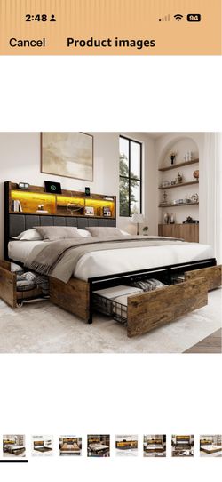 Queen size bed frame