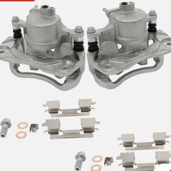 Front brake calipers with brackets pair  for a Toyota Avalon , solars sienna Camry  new 