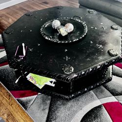 2-tiered octagon Brazier coffee table 