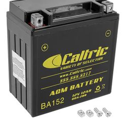 Caltric 12 Volt Motorcycle Battery NEW IN BOX