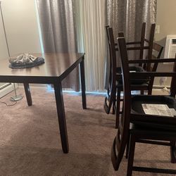 Dining Room Table & Chairs 4