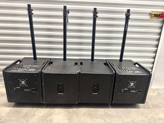 XSound X5 Pro Audio System 4-Speaker PA Setup (2 Active + 2 Passive)