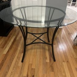 Round Glass Table 