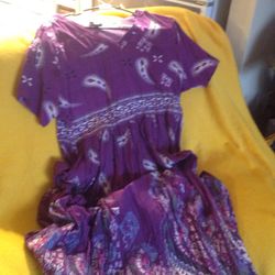 Purple 2X dress