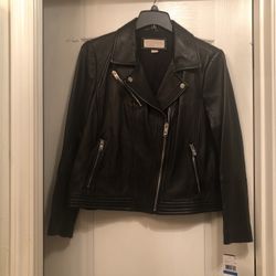 Michael Kors Moto Leather Jacket