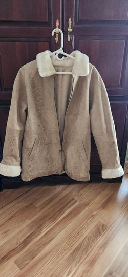LIKE NEW- Womens Leather Winter Coat