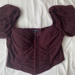 Mesh Corset Top