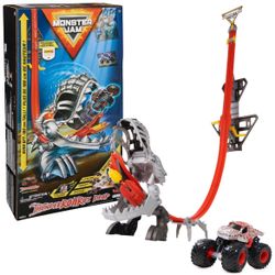 NEW Monster Jam 1:64 Scale ThunderROARus Playset – Exclusive Truck Included!