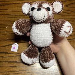 Handmade Crocheted Teddy Bear Stuffed Animal #3