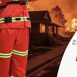Firefighter Costume For Kids Ages 3-5 
