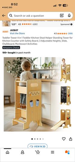 Toddler Kitchen Step Tool