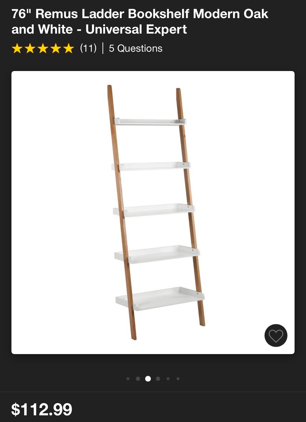 Remus Ladder bookshelf 