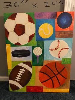 Sports canvass / wall art