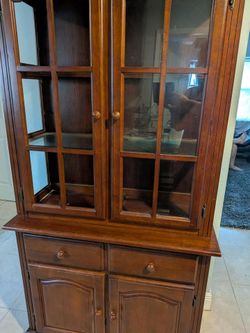 Brown cabinet