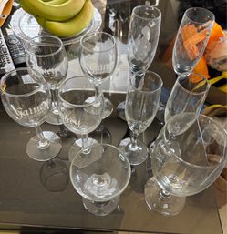 Wine glasses/ champagne glasses