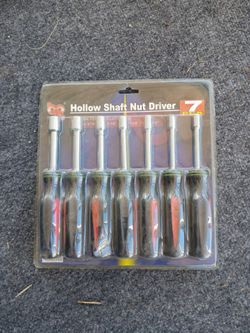 BRAND NEW Hollow shaft nut driver 7 pcs