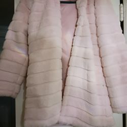 Hooded Pink Fury Jacket Never Used 