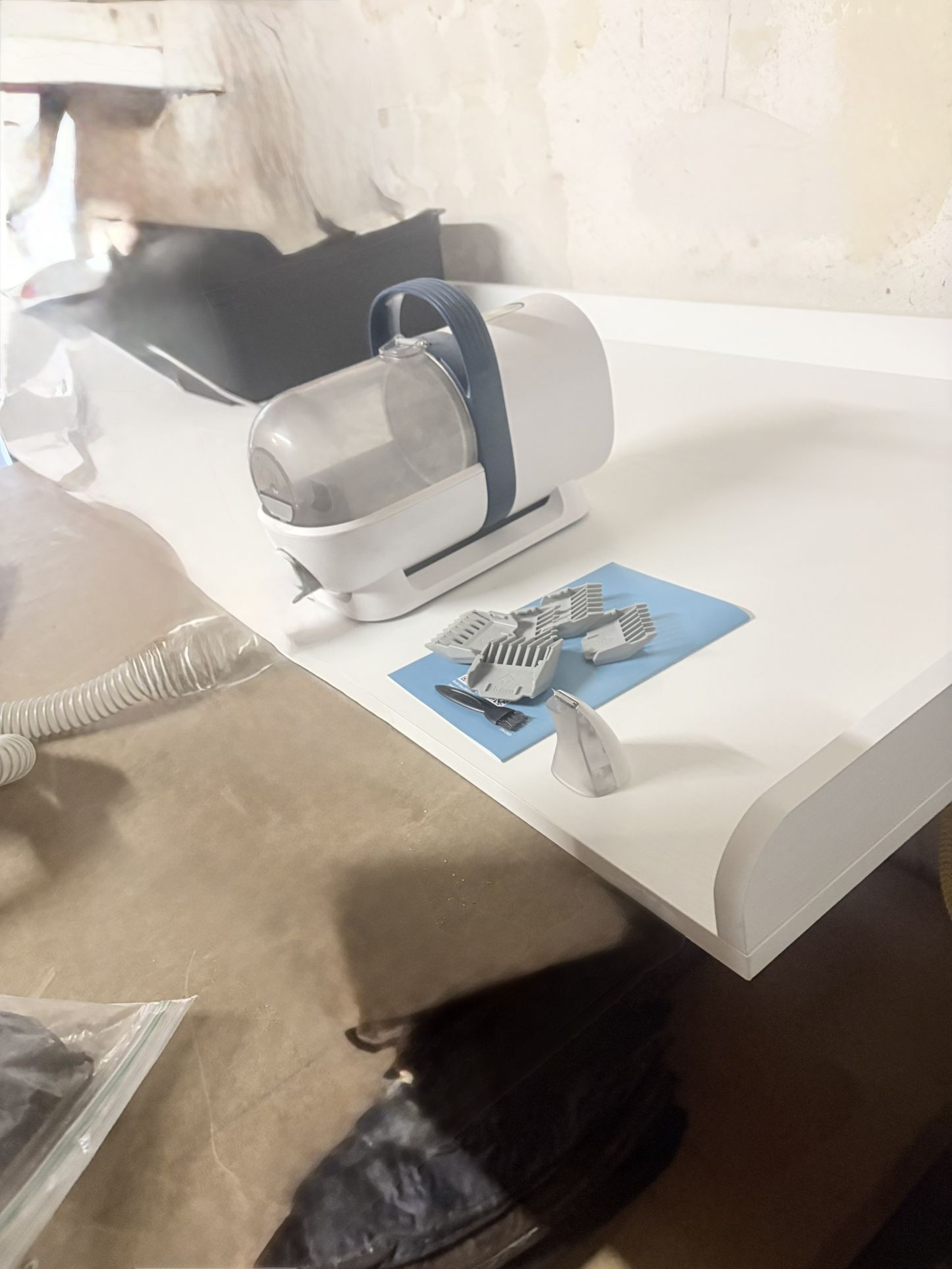 White Laundry Countertop For Front Load Washer/Dryers