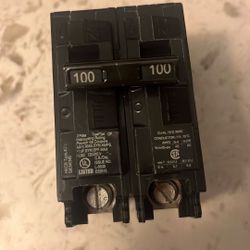 Double Pole 100 Amp Siemens Breaker 