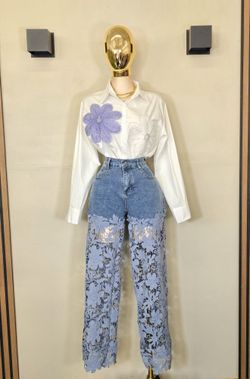 Fashion Lace Jeans