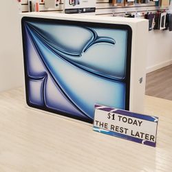 Apple iPad Air 6th 13in Brand New - $1 DOWN TODAY, NO CREDIT NEEDED - WARRANTY INCLUDED