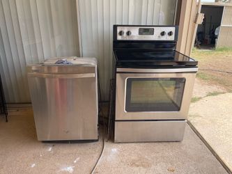 Electric Stove Dishwasher Microwave Set