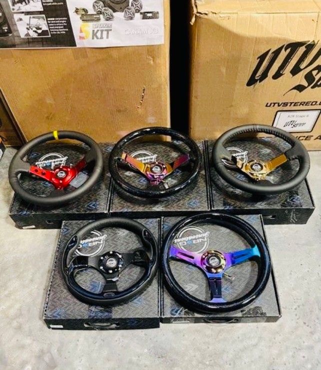 NRG Steering Wheels Short Hub Adapters Quick Relase For Car Truck Jeep Suv Utv Sxs