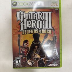 guitar hero 3 Iii legends of rock xbox 360