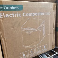 Electric Composter for Kitchen, 3L Indoor Smart Compost Bin Kitchen Waste Compost Machine Countertop, 4-6H Compact Food Recycler for Home with Low Noi