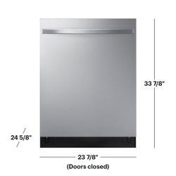 💦 NEW Samsung - StormWash 24" Top Control Built-In Dishwasher with AutoRelease Dry, 3rd Rack, 48 dB