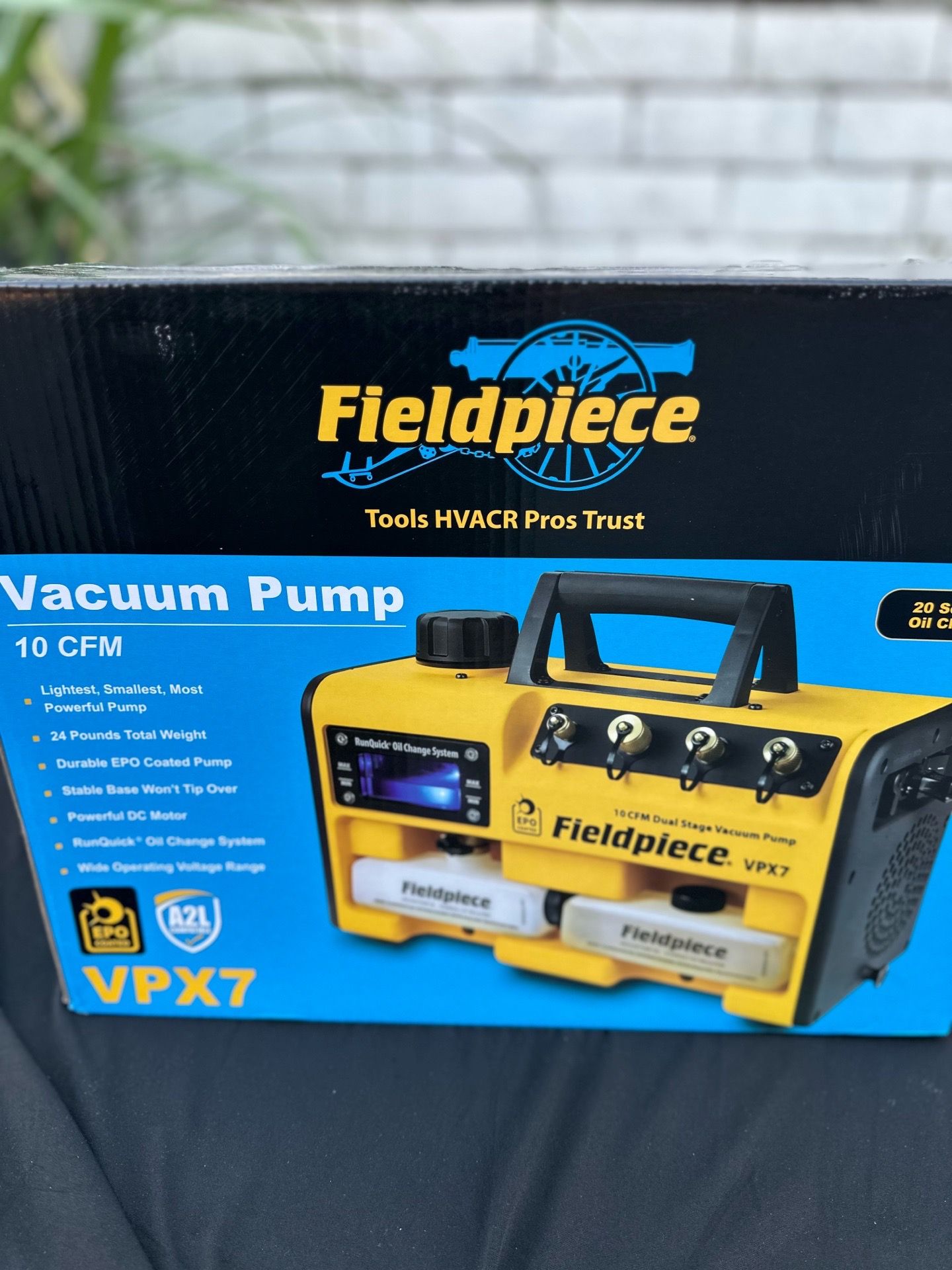 Fieldpiece vacuum pump 10 CFM $899.00