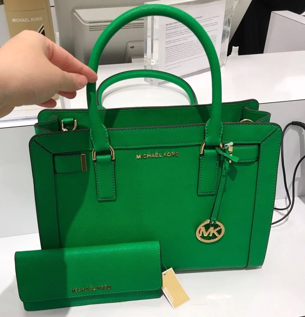 Green Michael kors