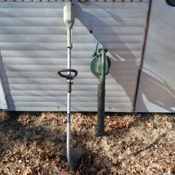 Electric Leaf Blower and Electric Trimmer 