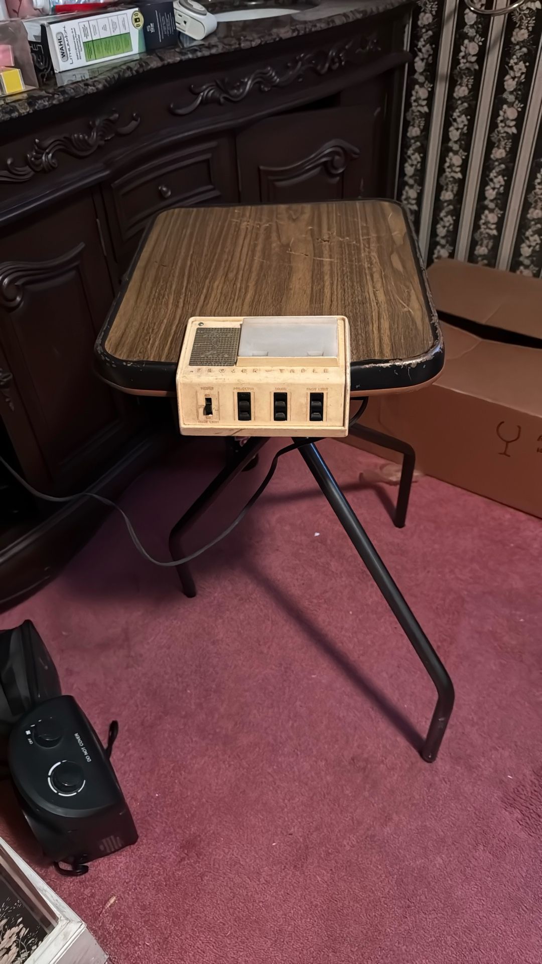 Vtg. Acme Lite Projeck Table