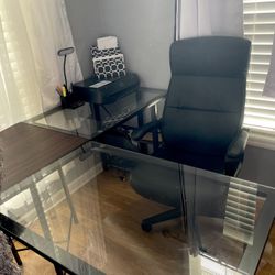 L- Shaped WFH Large Desk