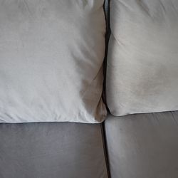 Beige Suede Sectional – Urban Home, Priced to Sell! (Pick-Up Only) - $1,200