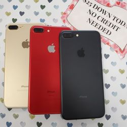 Apple IPhone 7 Plus Unlocked For All Carriers ♦️Bring it home today for as low as $1 (promotion from 6/21 to 7/5) Pay the rest later 
