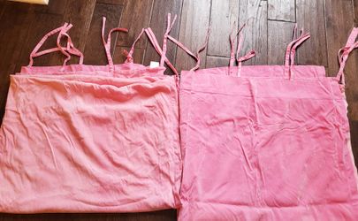Pink Velvet Curtains 
