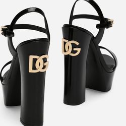 New Authentic Dolce And Gabbana Platform Heels Size 9-9.5 Used Once No Box 