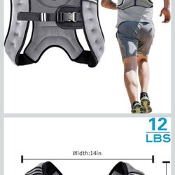 Brand New Weighted Vest 12lbs