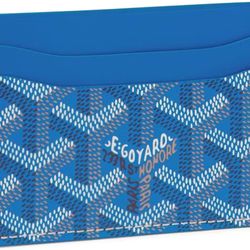 AUTHENTIC Goyard Saint Sulpice “Sky Blue” 
