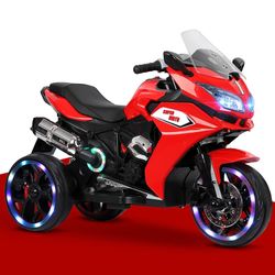 12V Kids Electric motorcycle ,ride on motorcycle,Three lighting wheels Kids electric toys Boys Girls Motorcycle, Children Battery Motor Bikes Recharge