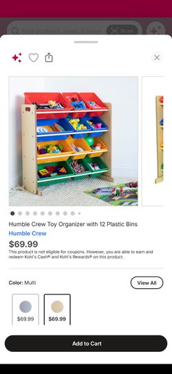 Used toy organizer